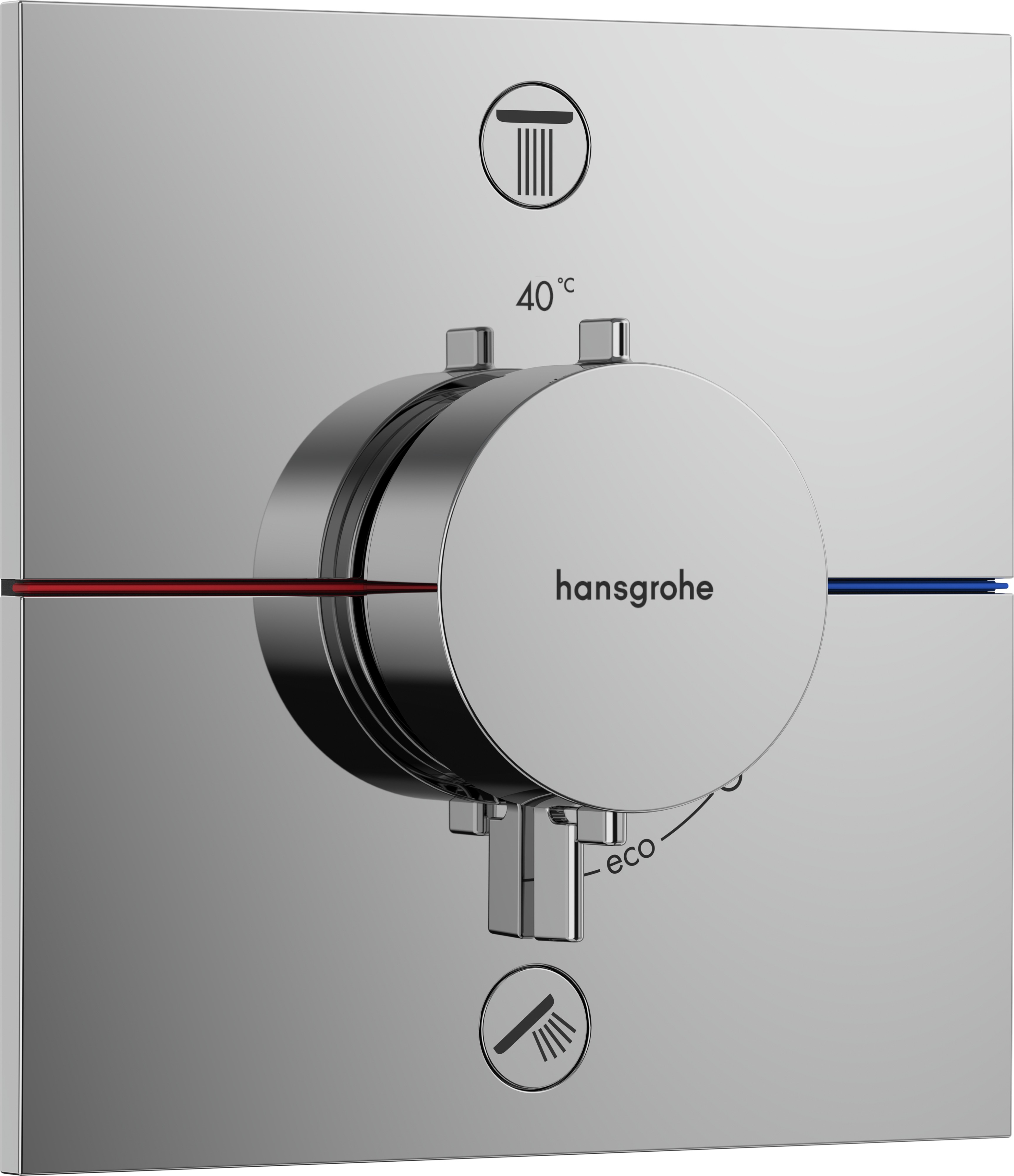 Baterie Cada - Dus Termostatata Hansgrohe Showerselect Comfort E Cu 2 Functii Montaj Incastrat Necesita Corp Ingropat Crom ( 31.15572000.HG )