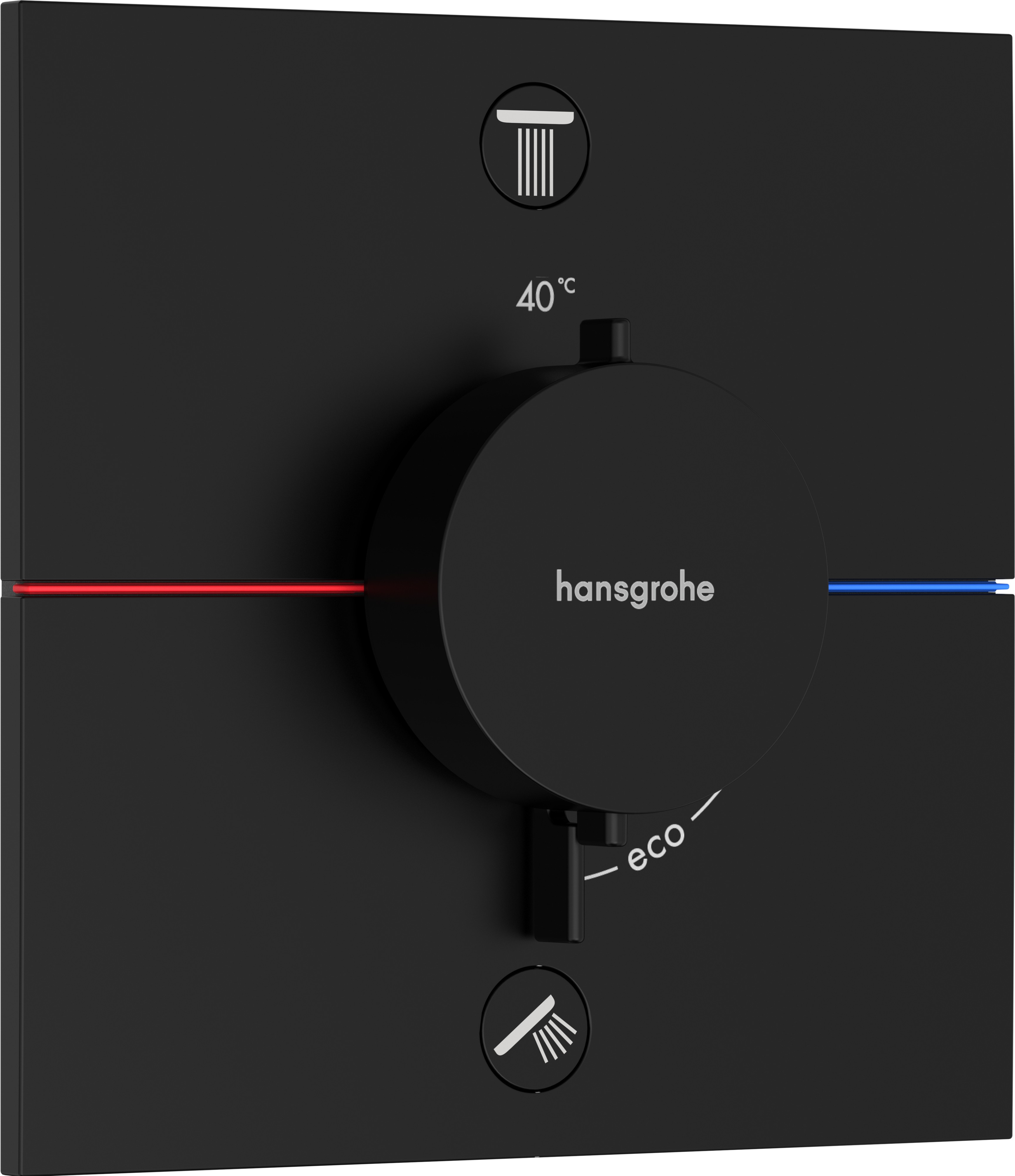 Baterie Cada - Dus Termostatata Hansgrohe Showerselect Comfort E Cu 2 Functii Montaj Incastrat Necesita Corp Ingropat Negru Mat ( 31.15572670.HG )