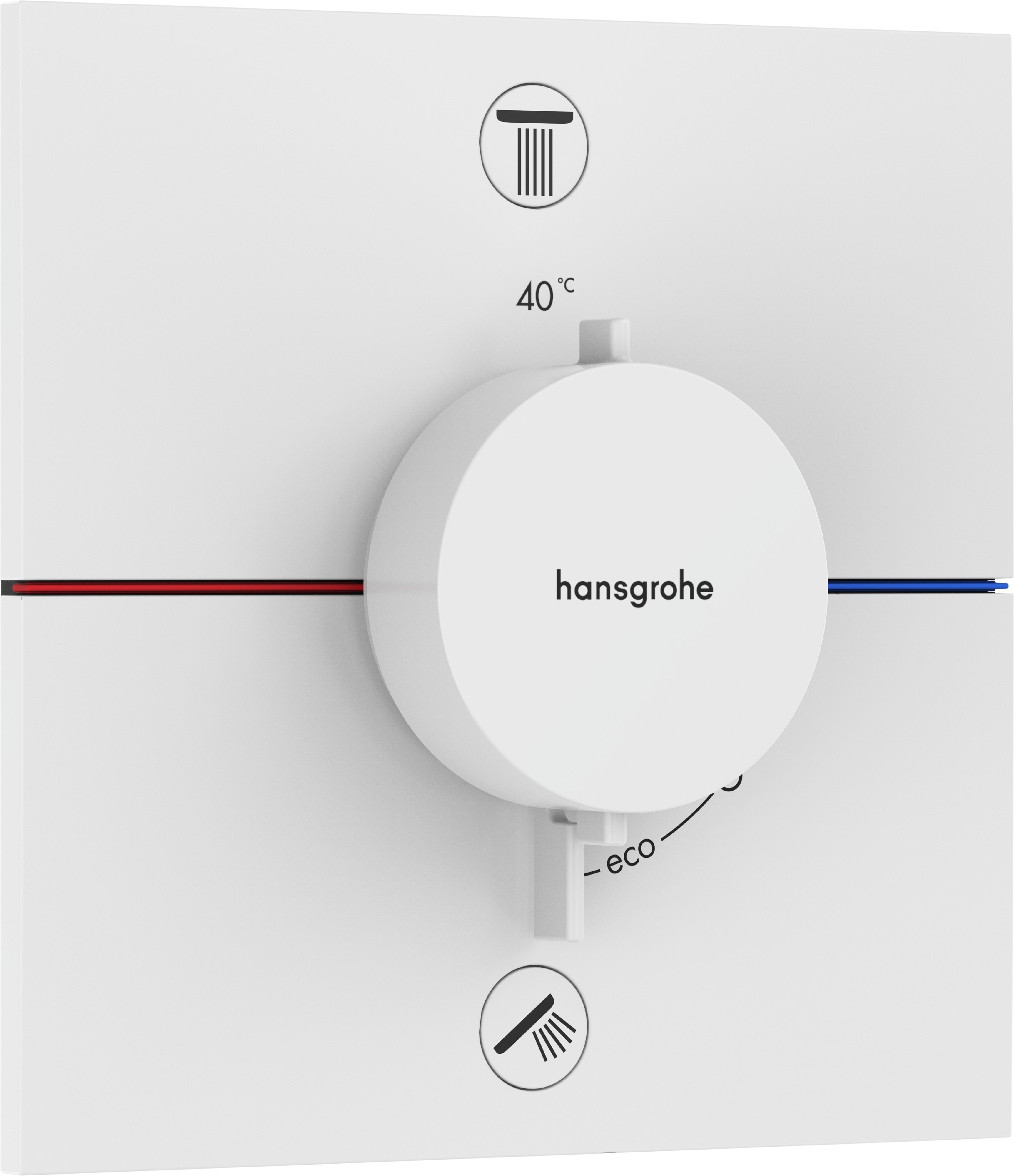 Baterie Cada - Dus Termostatata Hansgrohe Showerselect Comfort E Cu 2 Functii Montaj Incastrat Necesita Corp Ingropat Alb Mat ( 31.15572700.HG )
