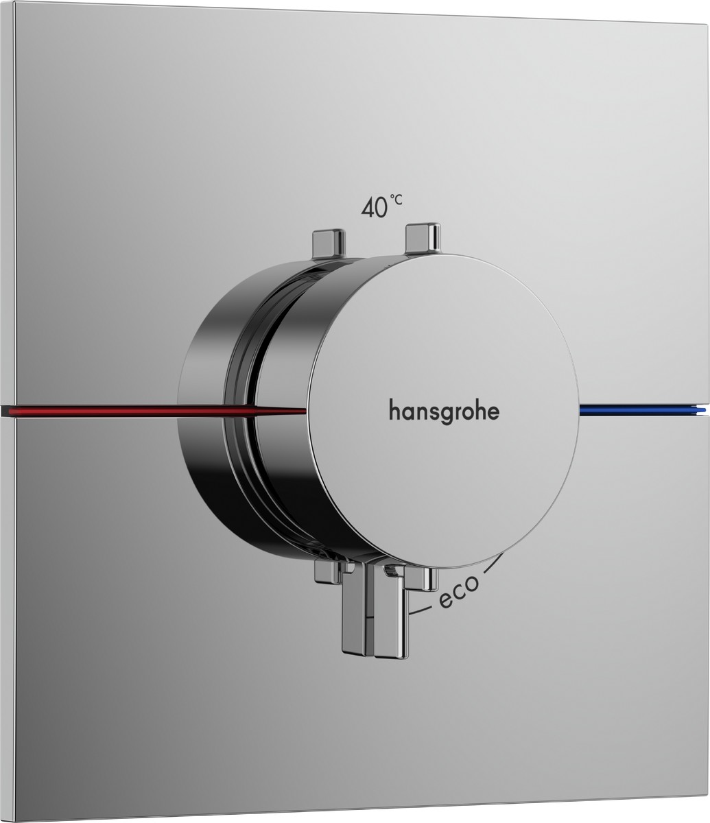 Baterie Dus Termostatata Hansgrohe Showerselect Comfort E Cu Montaj Incastrat Necesita Corp Ingropat Crom ( 31.15574000.HG )