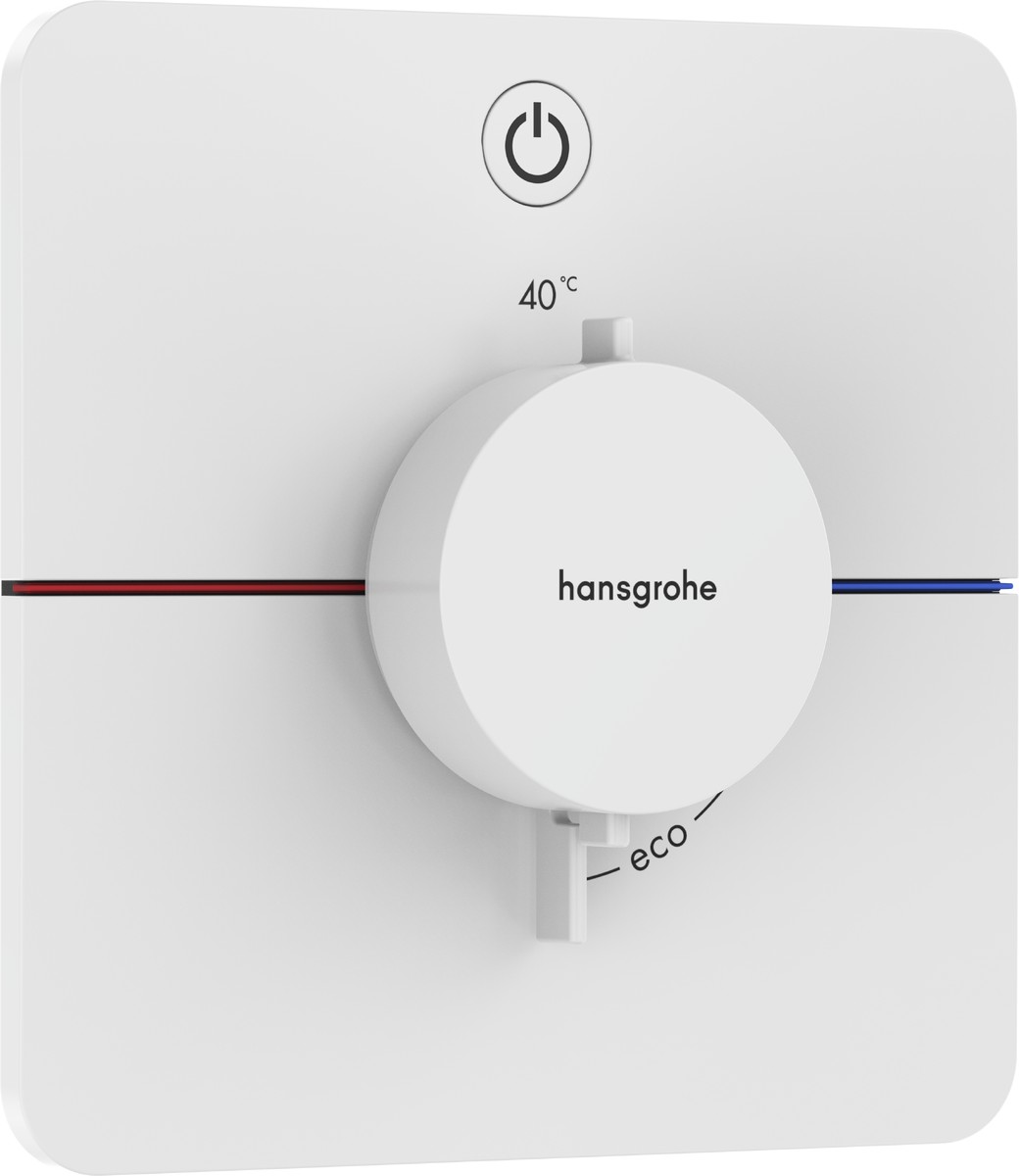 Baterie Dus Termostatata Hansgrohe Showerselect Comfort Q On/off Cu Montaj Incastrat Necesita Corp Ingropat Alb Mat ( 31.15581700.HG )