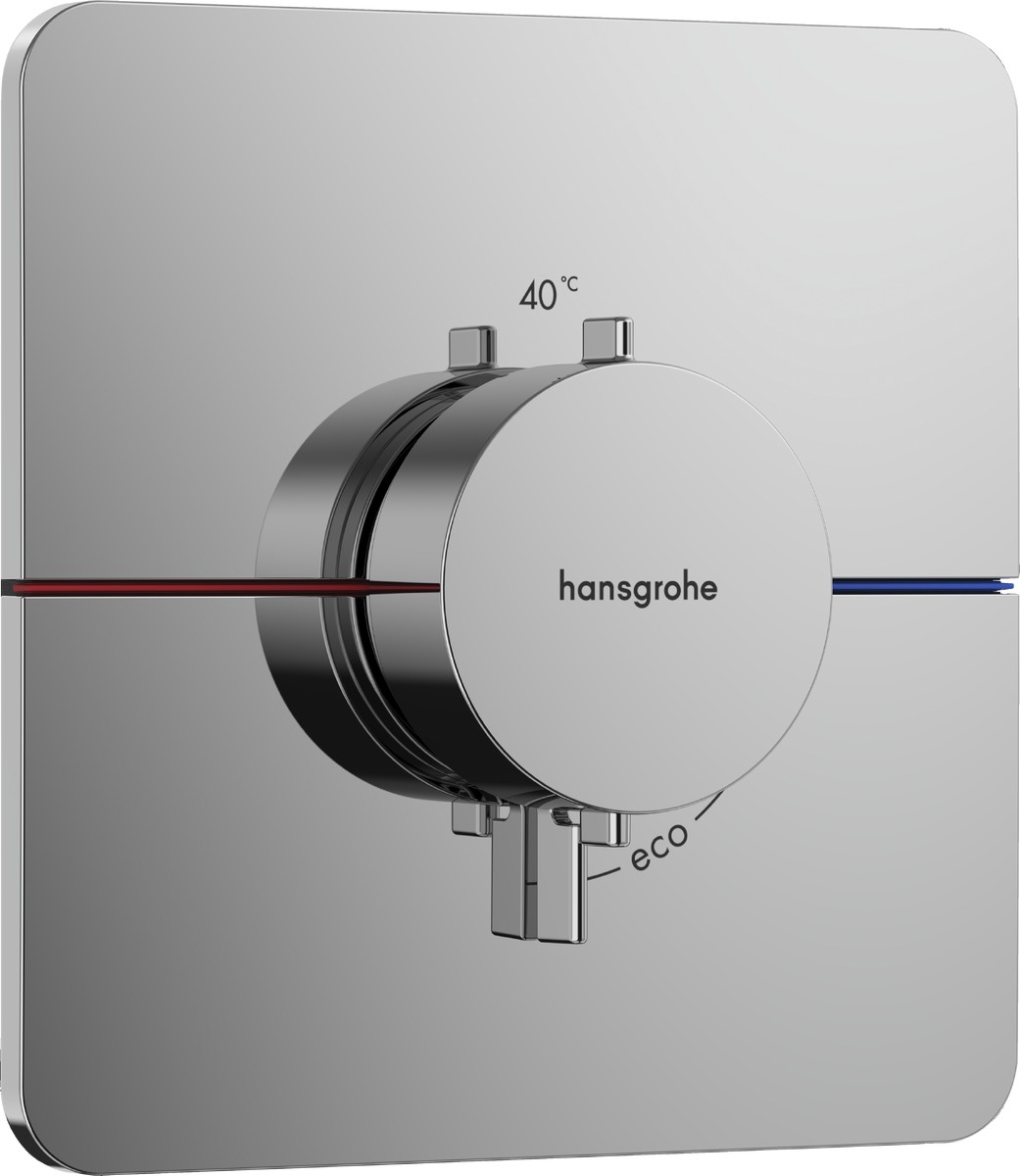 Baterie Dus Termostatata Hansgrohe Showerselect Comfort Q Cu Montaj Incastrat Necesita Corp Ingropat Crom ( 31.15588000.HG )
