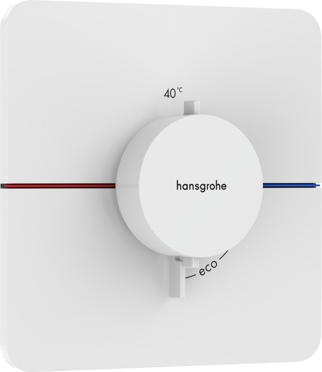 Baterie Dus Termostatata Hansgrohe Showerselect Comfort Q Cu Montaj Incastrat Necesita Corp Ingropat Alb Mat ( 31.15588700.HG )