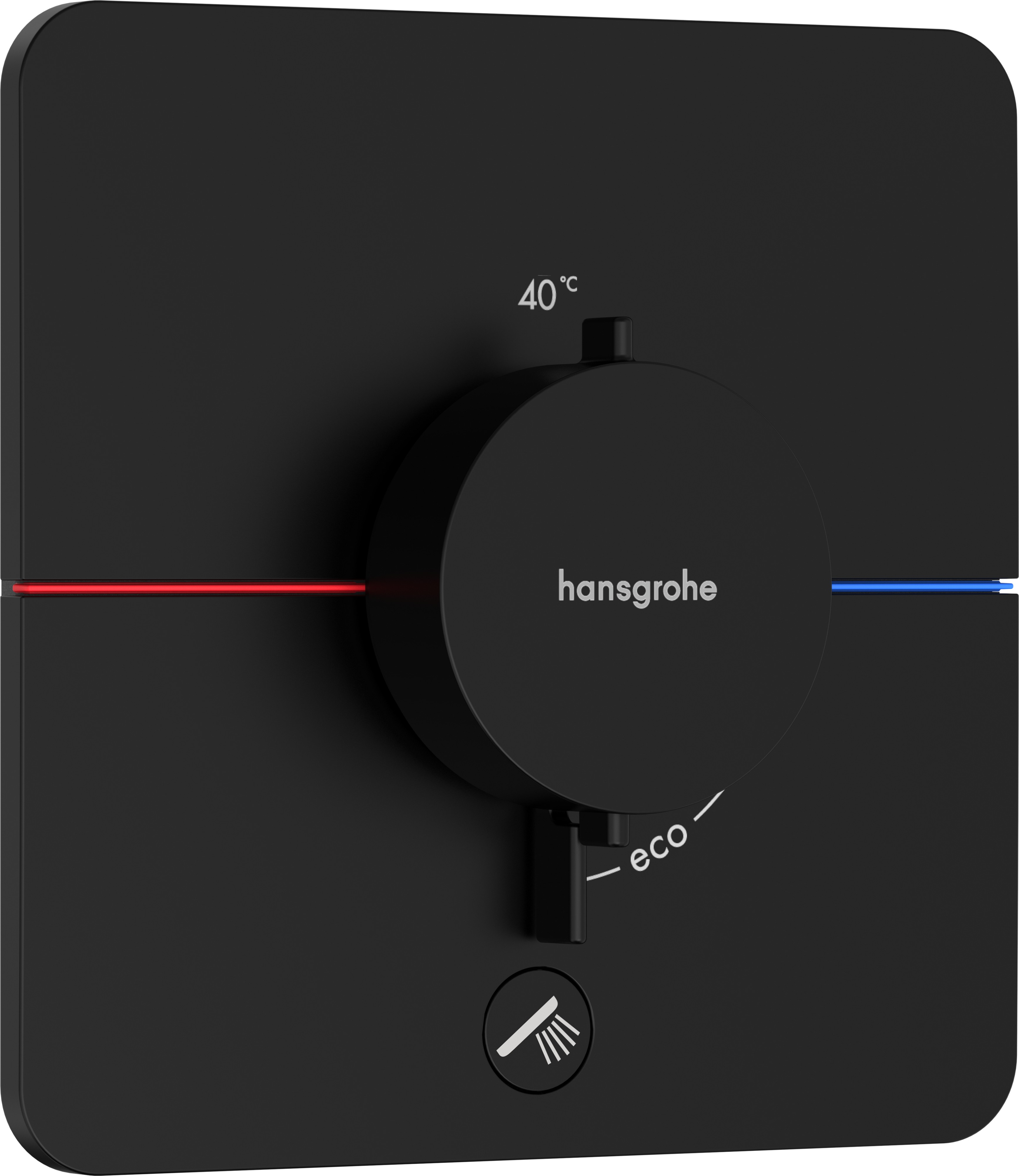 Baterie Cada - Dus Termostatata Hansgrohe Showerselect Comfort Q Cu Montaj Incastrat Necesita Corp Ingropat Negru Mat ( 31.15589670.HG )