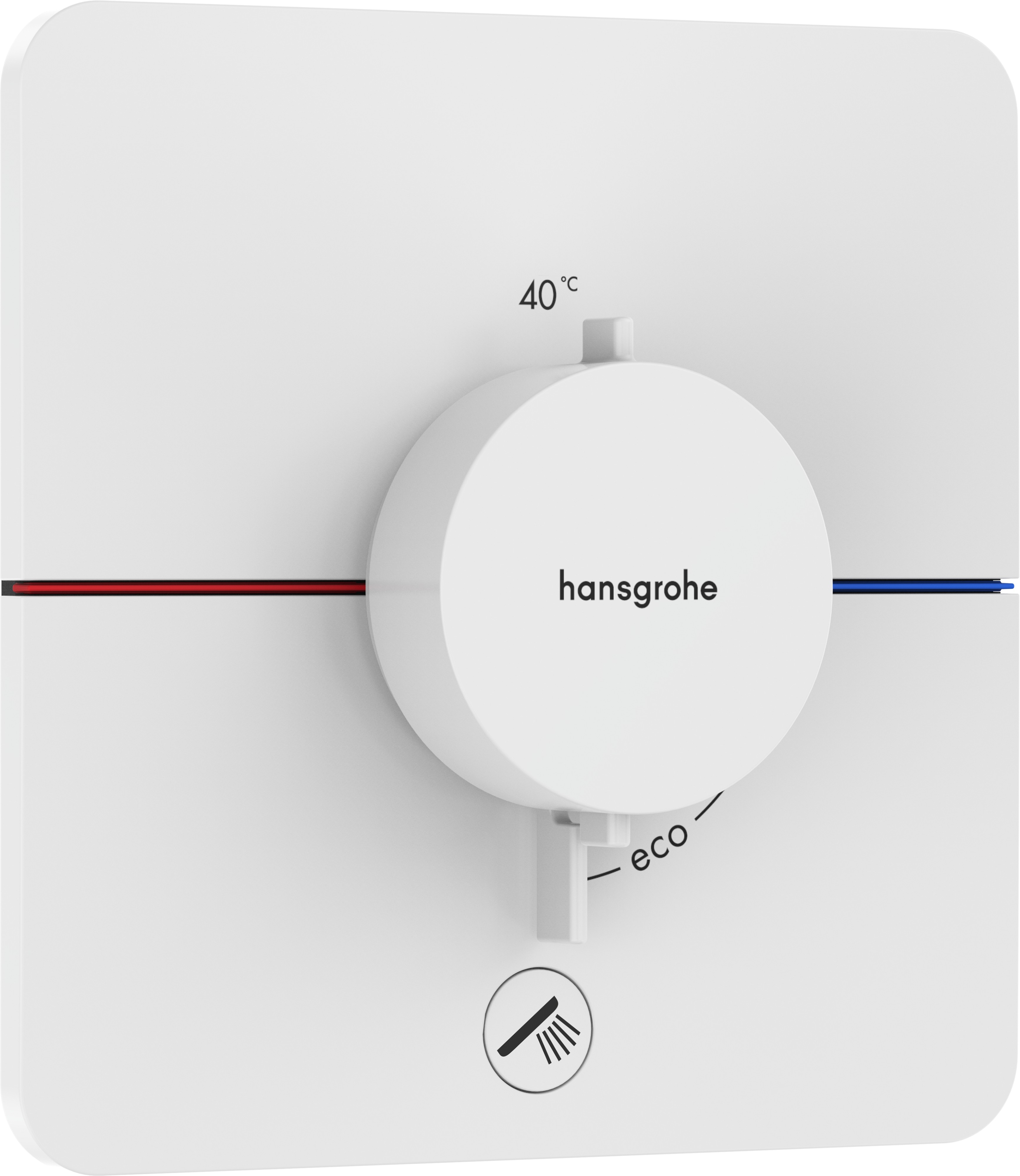 Baterie Cada - Dus Termostatata Hansgrohe Showerselect Comfort Q Cu Montaj Incastrat Necesita Corp Ingropat Alb Mat ( 31.15589700.HG )