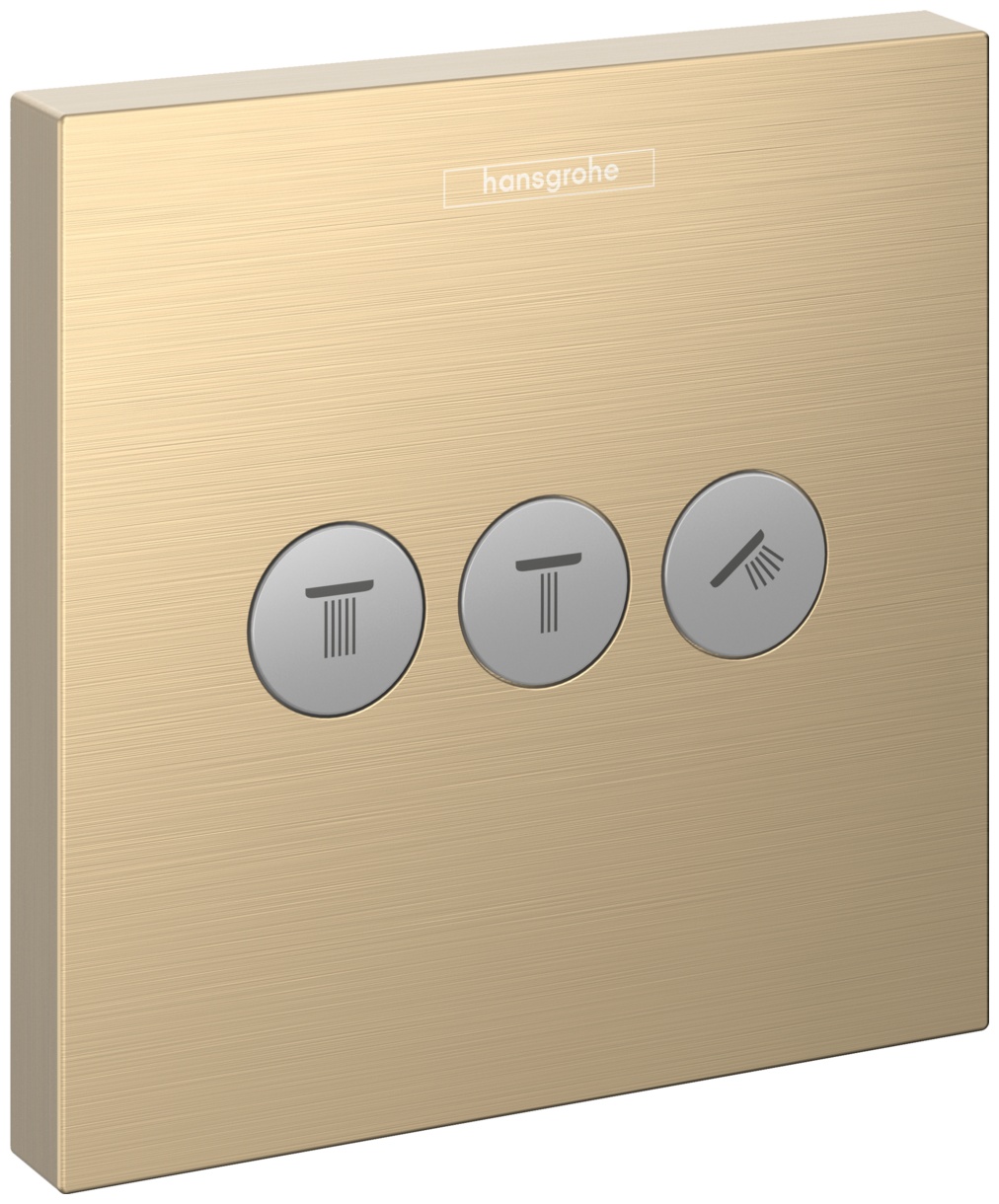 Divertor Hansgrohe Shower Select pentru 3 consumatori necesita corp ingropat bronz periat Hansgrohe imagine bricosteel.ro