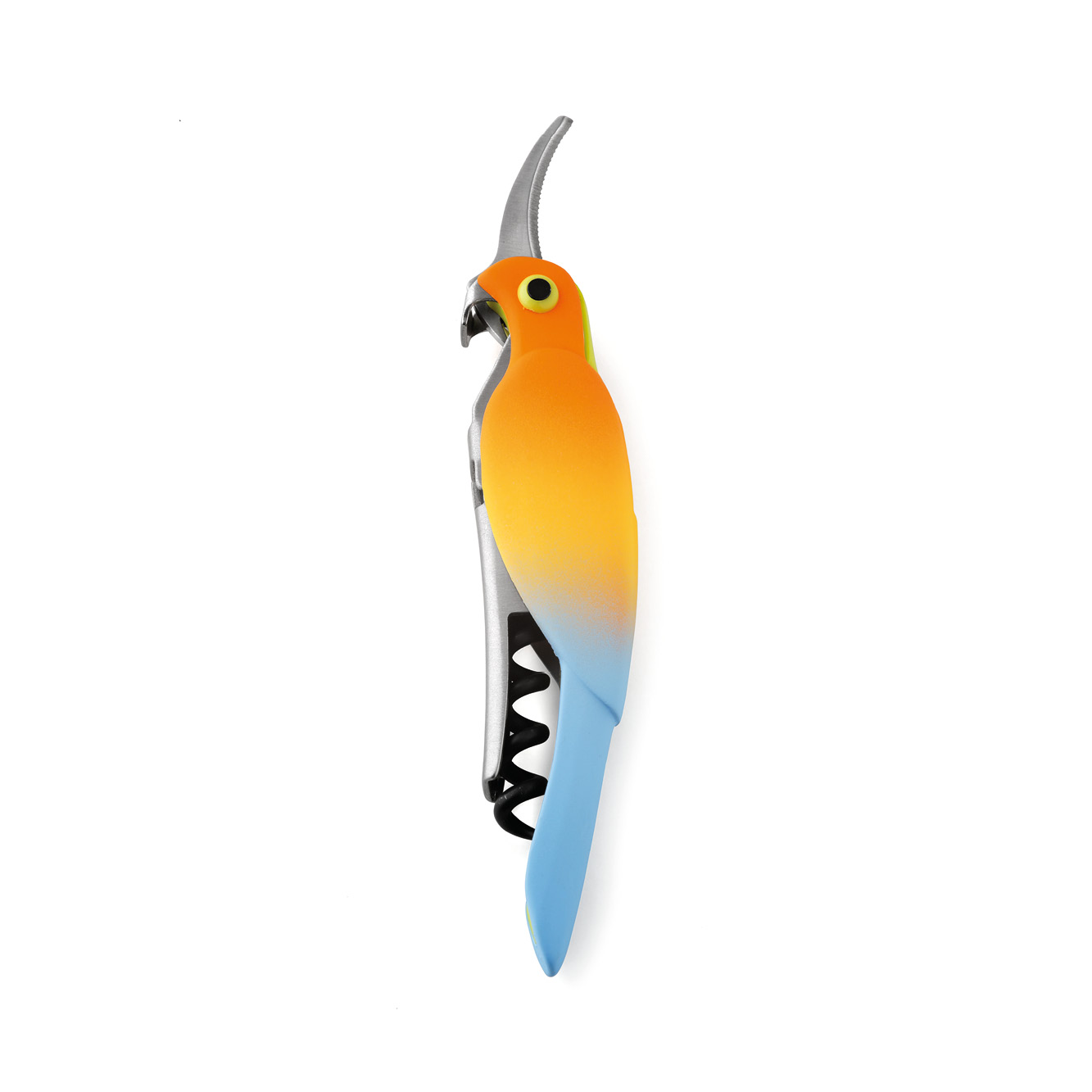 Deschizator de sticle Karl Weis Waiters Macaw galben-albastru 12.5cm sensodays.ro