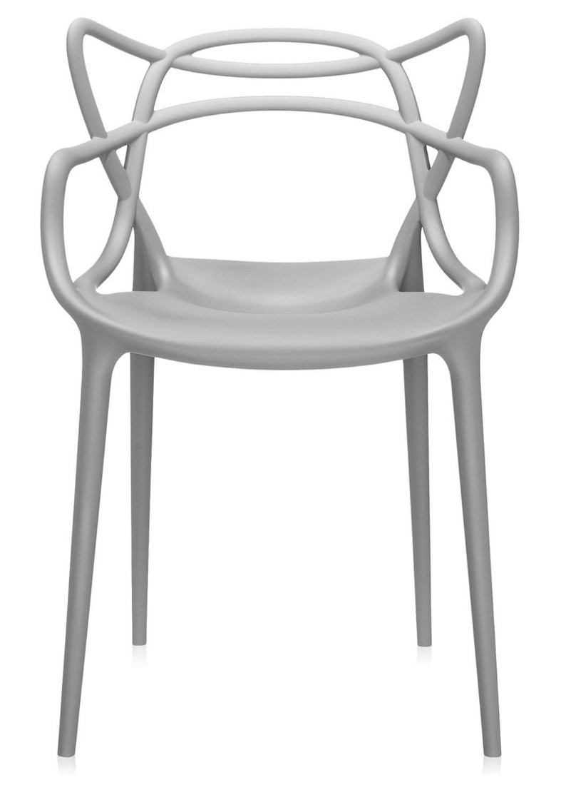 Scaun Kartell Masters design Philippe Starck & Eugeni Quitllet gri Design imagine model 2022