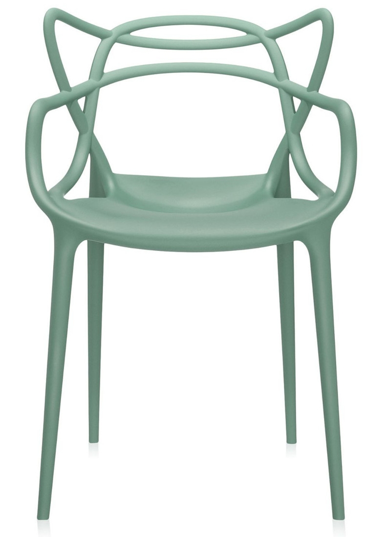 Scaun Kartell Masters design Philippe Starck & Eugeni Quitllet verde salvie Kartell