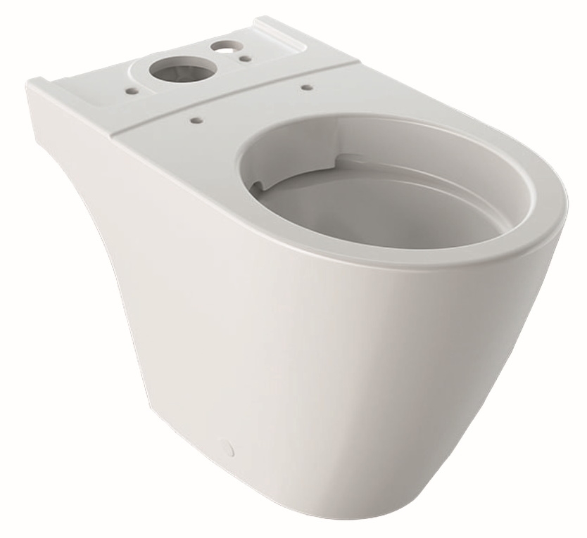 Vas WC Geberit iCon Rimfree 63.5cm pentru rezervor aparent alb Geberit