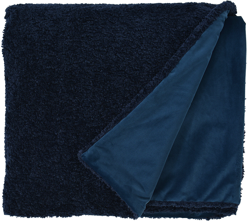 Pled Sander Fellini 140x170cm 64 albastru nightshadow sensodays.ro