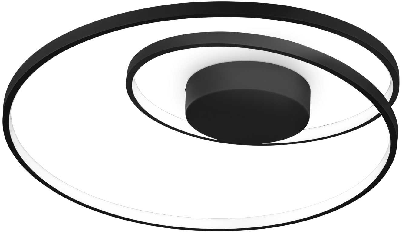 Plafoniera Ideal Lux OZ PL On-Off LED 48W negru 48W