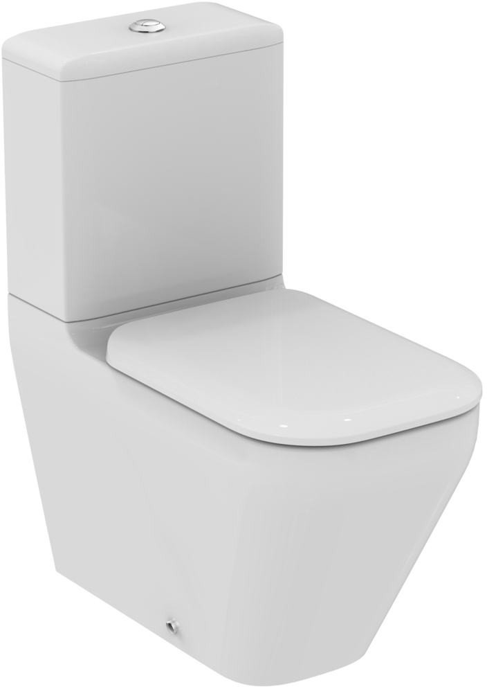 Set vas WC Ideal Standard Tonic II AquaBlade back-to-wall cu capac inchidere lenta