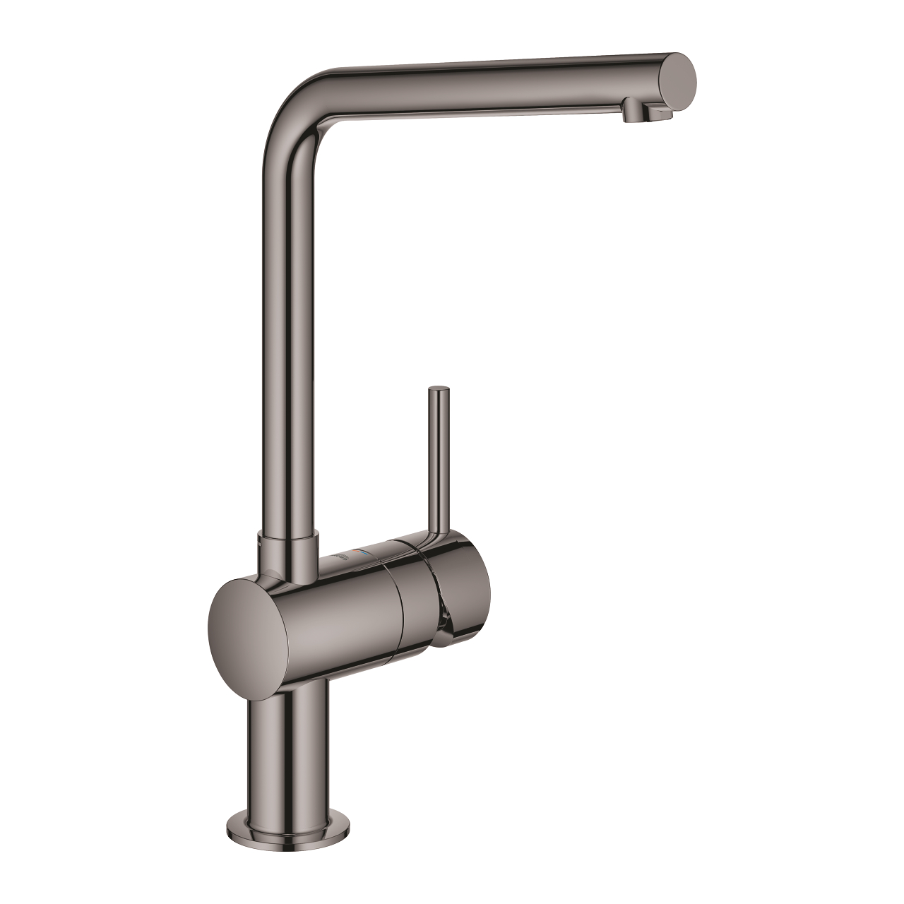 Baterie bucatarie Grohe Minta pipa L hard graphite Baterie imagine 2022 by aka-home.ro