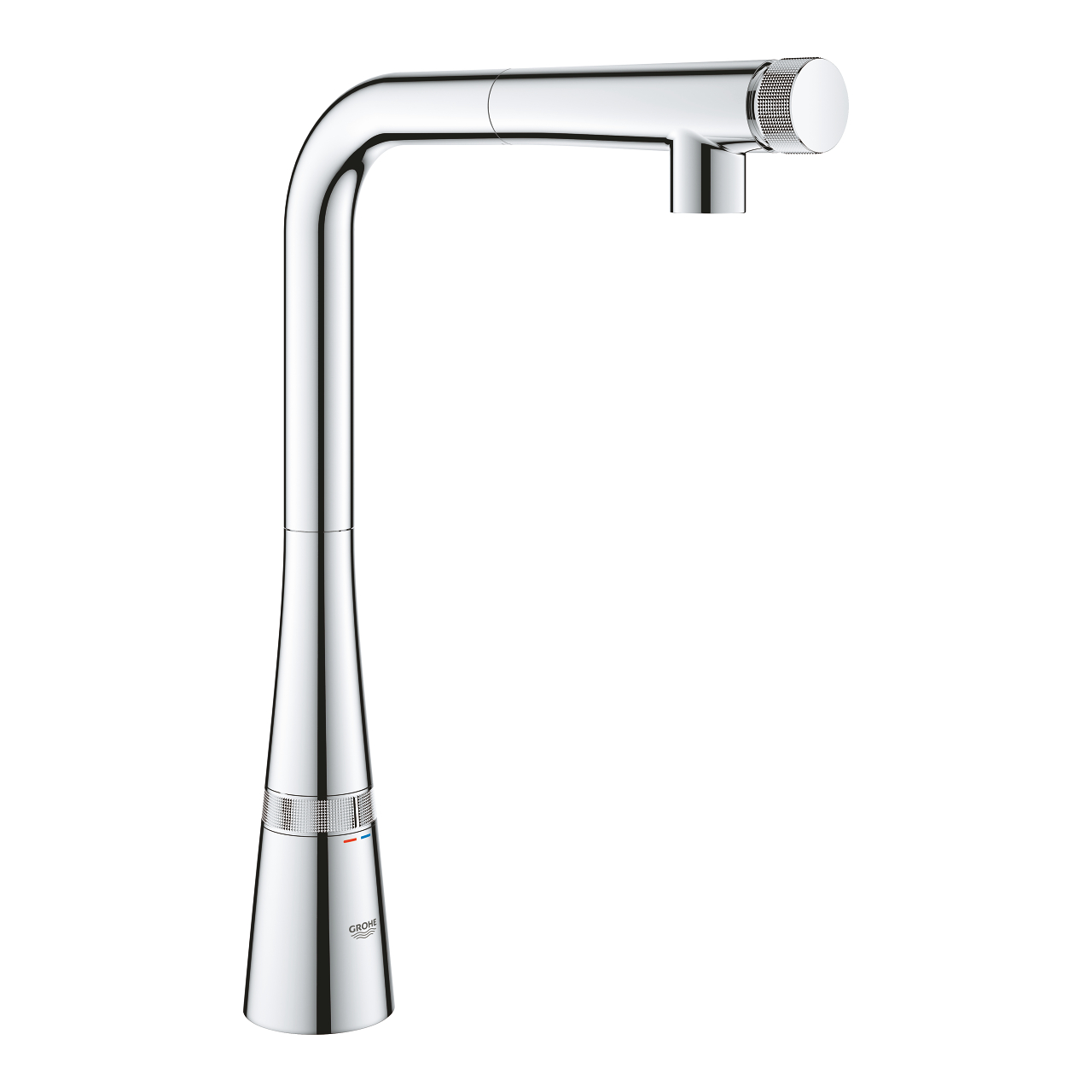 Baterie Bucatarie Grohe Zedra Smartcontrol Cu Dus Extractibil Pipa L Crom ( 32.g 31593002.GHR )
