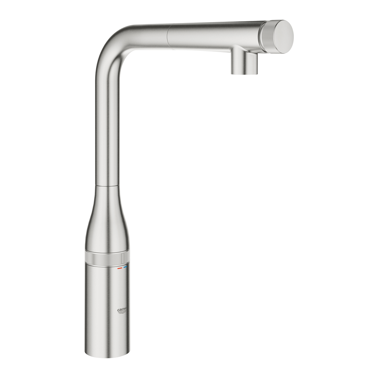 Baterie Bucatarie Grohe Essence Smartcontrol Cu Dus Extractibil Pipa L Supersteel ( 32.g 31615DC0.GHR )