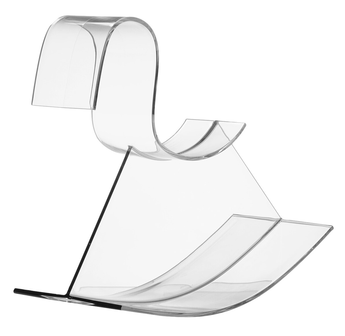 Balansoar Kartell H-Horse design Nendo h74cm transparent balansoar imagine noua