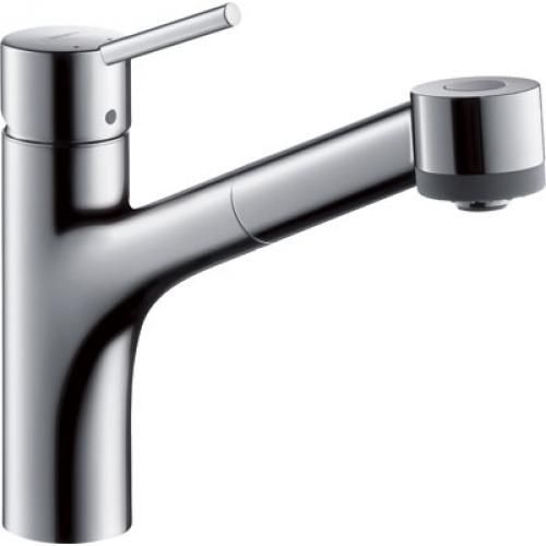 Baterie bucatarie Hansgrohe Talis S dus extractibil crom baterie