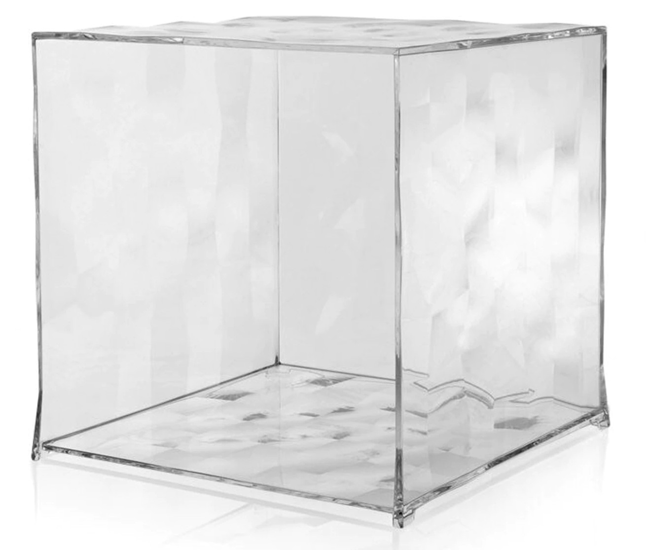Etajera modulara Kartell Optic design Patrick Jouin 40x40x41cm transparent Kartell imagine 2022 by aka-home.ro