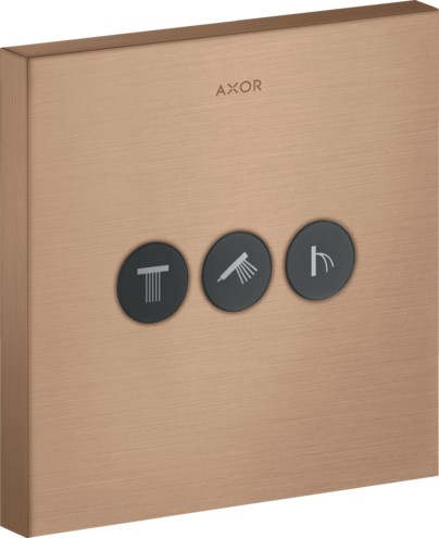 Divertor Hansgrohe Axor Shower Select pentru 3 consumatori necesita corp ingropat red gold periat Axor