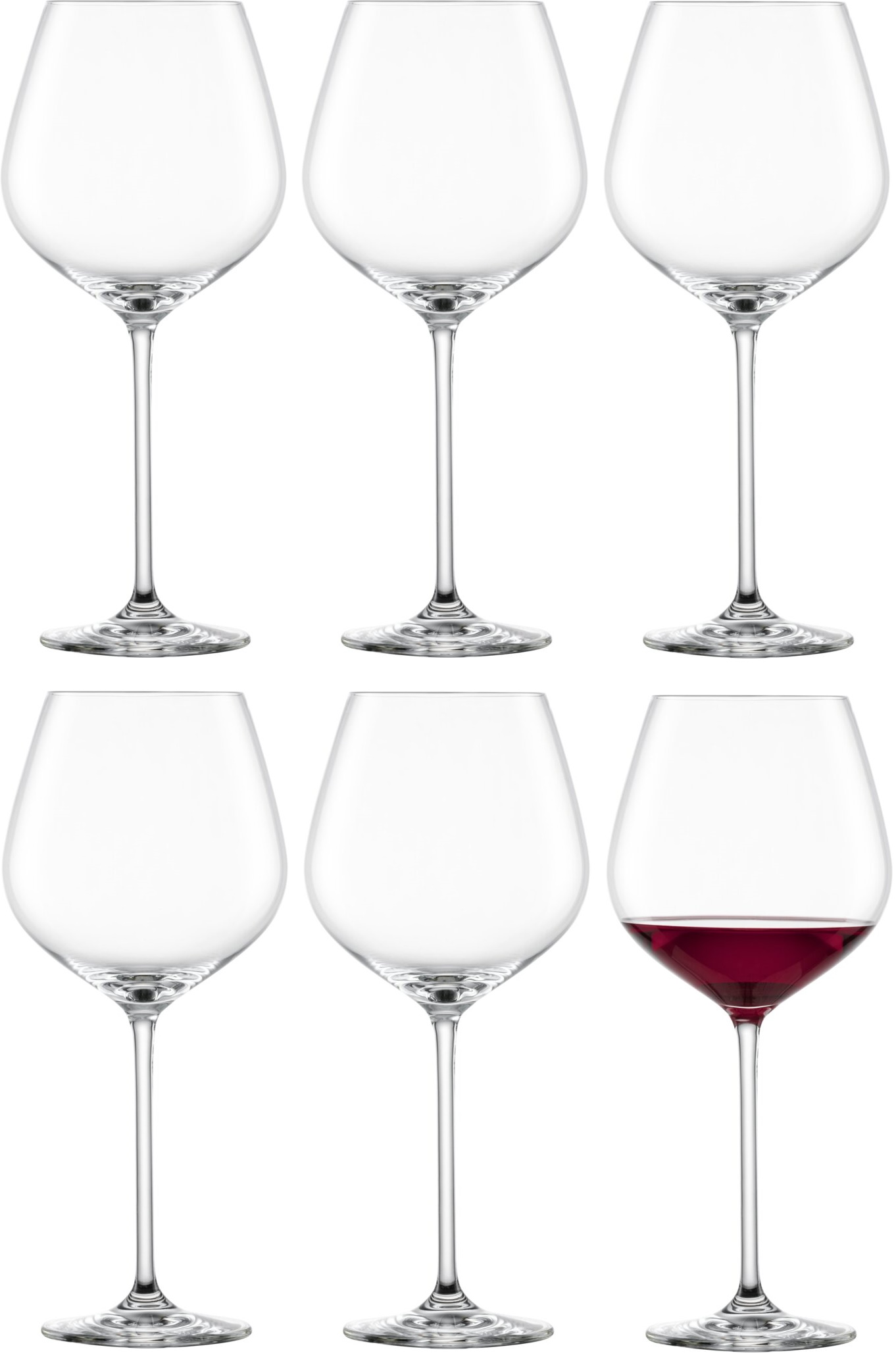 Set 6 pahare vin rosu Schott Zwiesel Fortissimo Burgundy cristal Tritan 740ml Schott Zwiesel