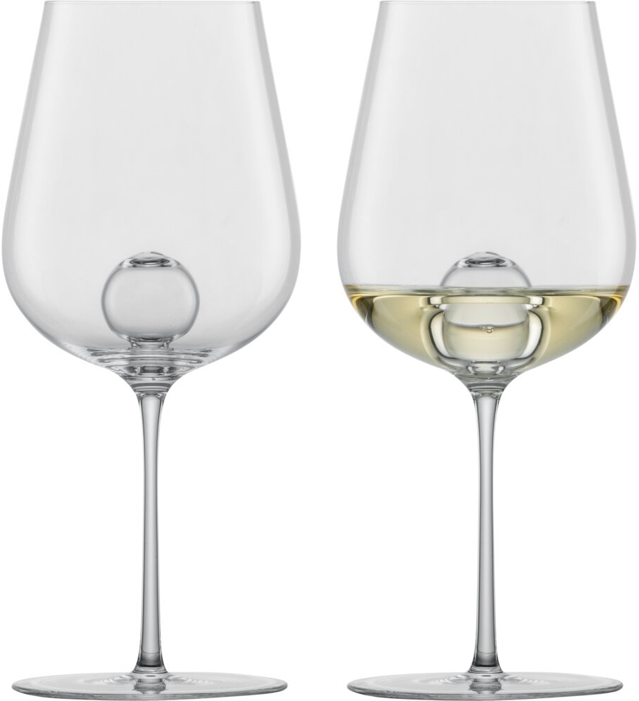 Set 2 pahare vin alb Zwiesel Glas Air Sense Chardonnay design Bernadotte & Kylberg handmade 441ml
