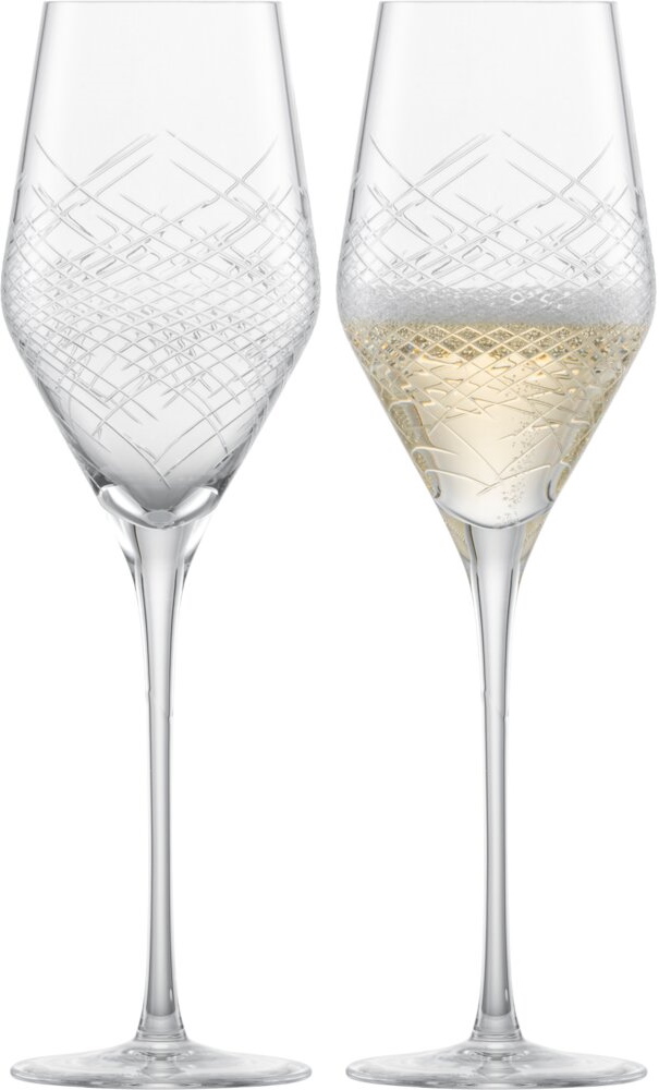 Set 2 pahare sampanie Zwiesel Glas Bar Premium No.2 design Charles Schumann handmade 272ml sensodays pret redus imagine 2022