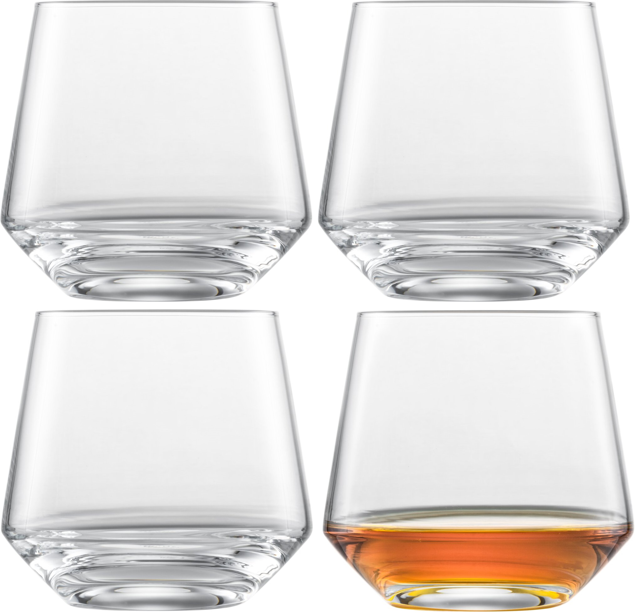 Set 4 pahare whisky Zwiesel Glas Pure Old Fashioned cristal Tritan 389ml