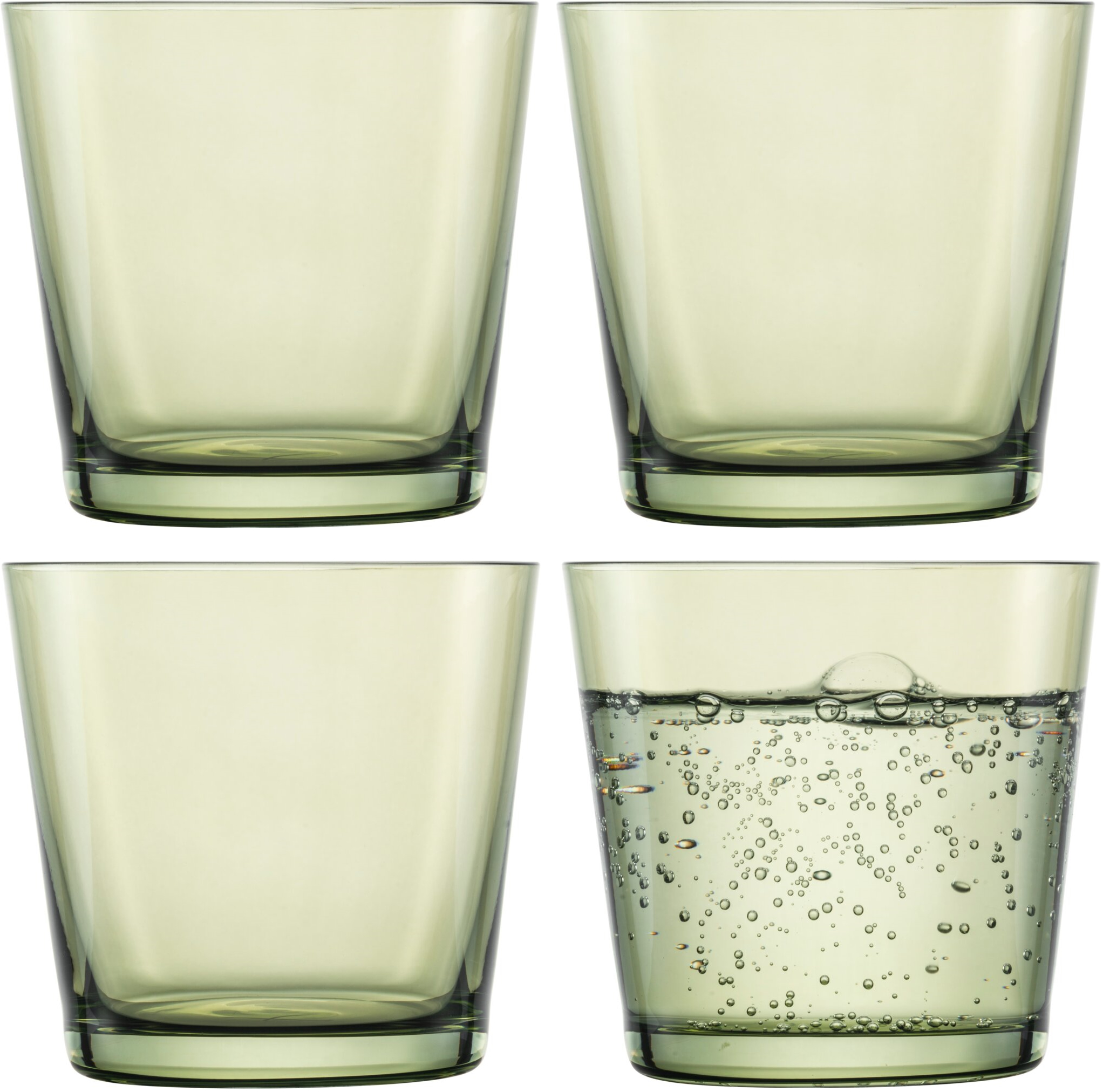 Set 4 pahare apa Zwiesel Glas Together cristal Tritan 367ml olive sensodays pret redus imagine 2022