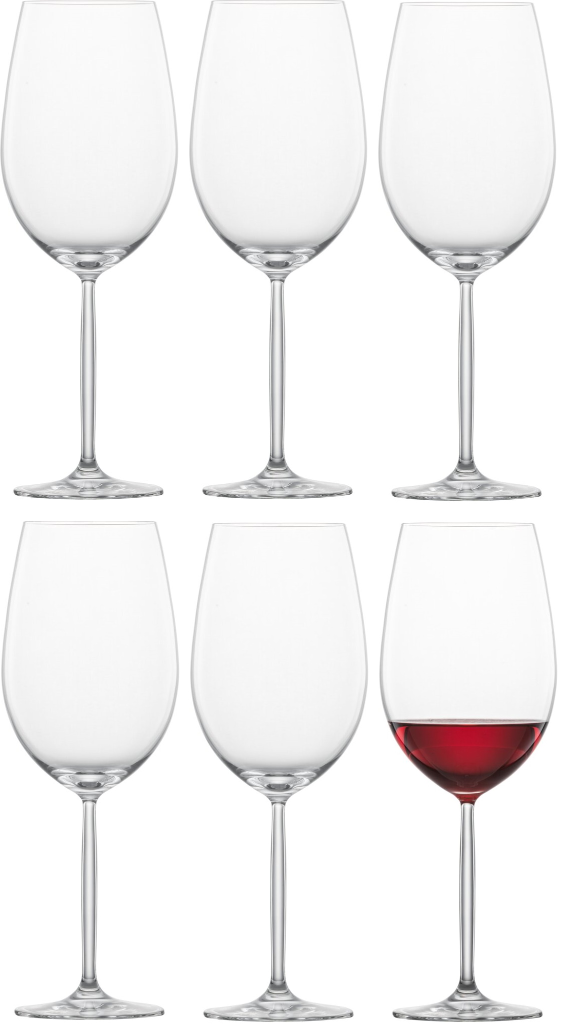 Set 6 pahare vin rosu Schott Zwiesel Diva Bordeaux cristal Tritan 800ml Schott Zwiesel