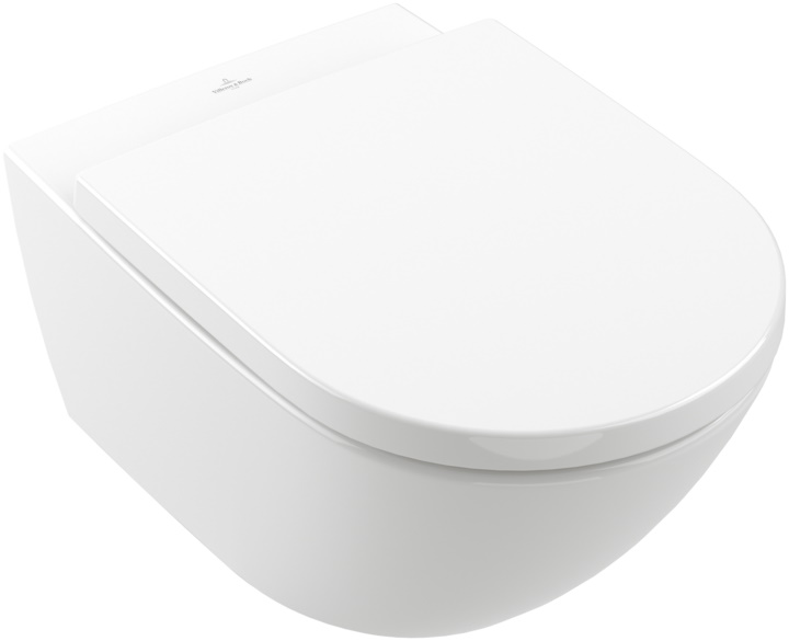 Set vas WC suspendat Villeroy & Boch Subway 3.0 TwistFlush cu capac inchidere lenta 3.0