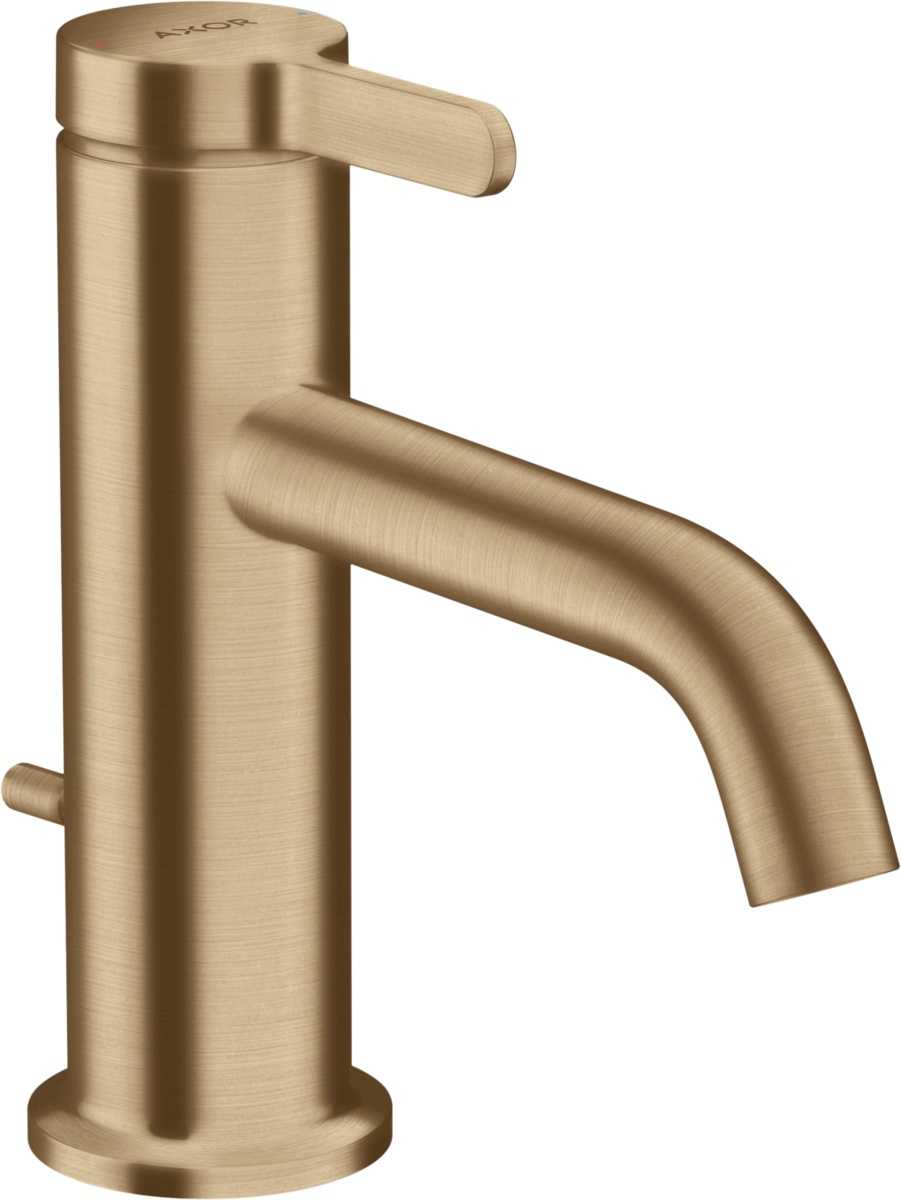 Baterie lavoar Hansgrohe Axor ONE 70 ventil pop-up bronz periat Hansgrohe Axor