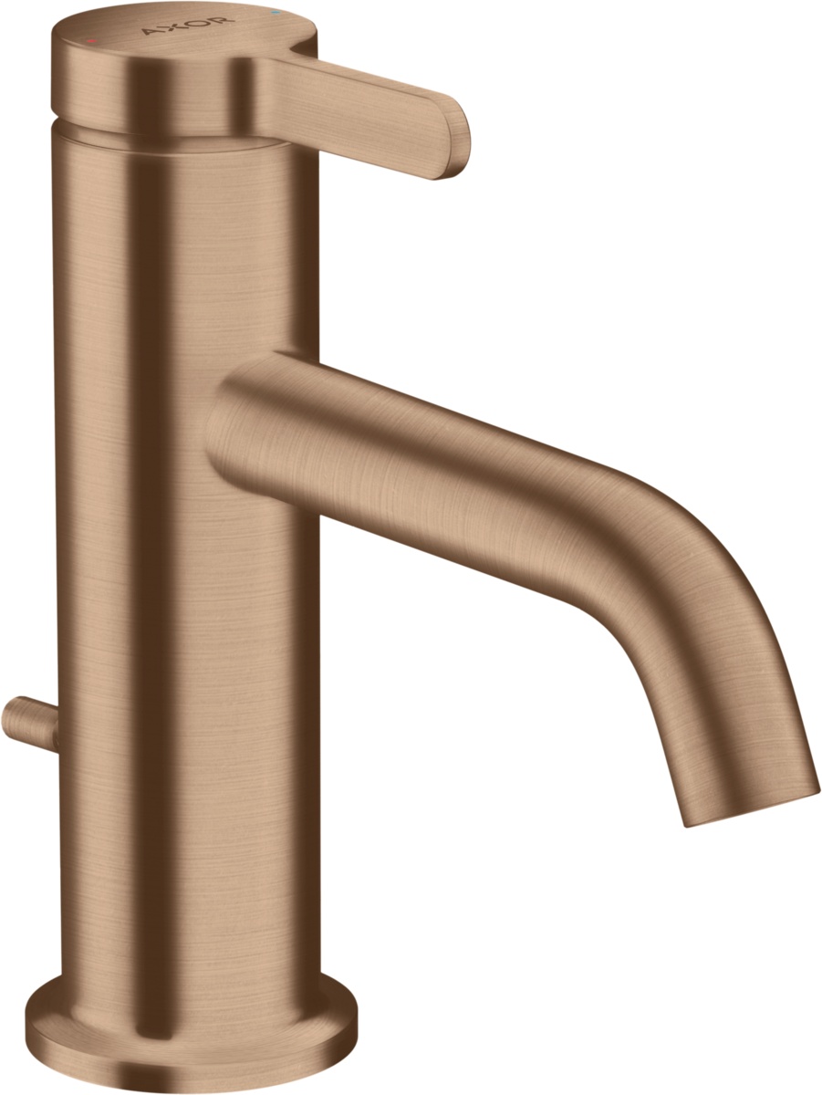 Baterie lavoar Hansgrohe Axor ONE 70 ventil pop-up red gold periat Hansgrohe Axor