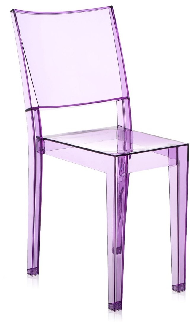 Scaun Kartell La Marie design Philippe Starck violet transparent