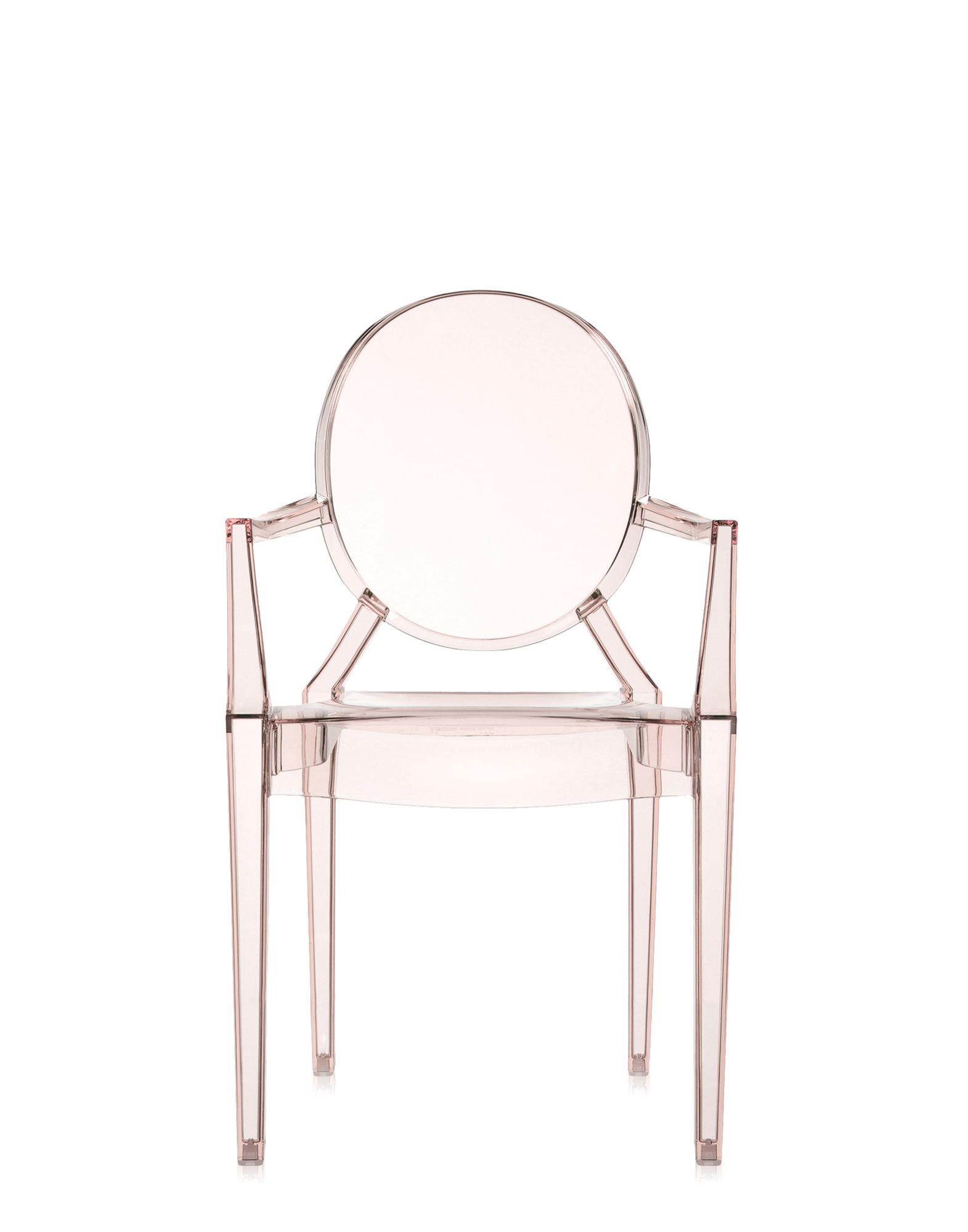 Set 2 scaune Kartell Louis Ghost design Philippe Starck portocaliu transparent Design imagine noua