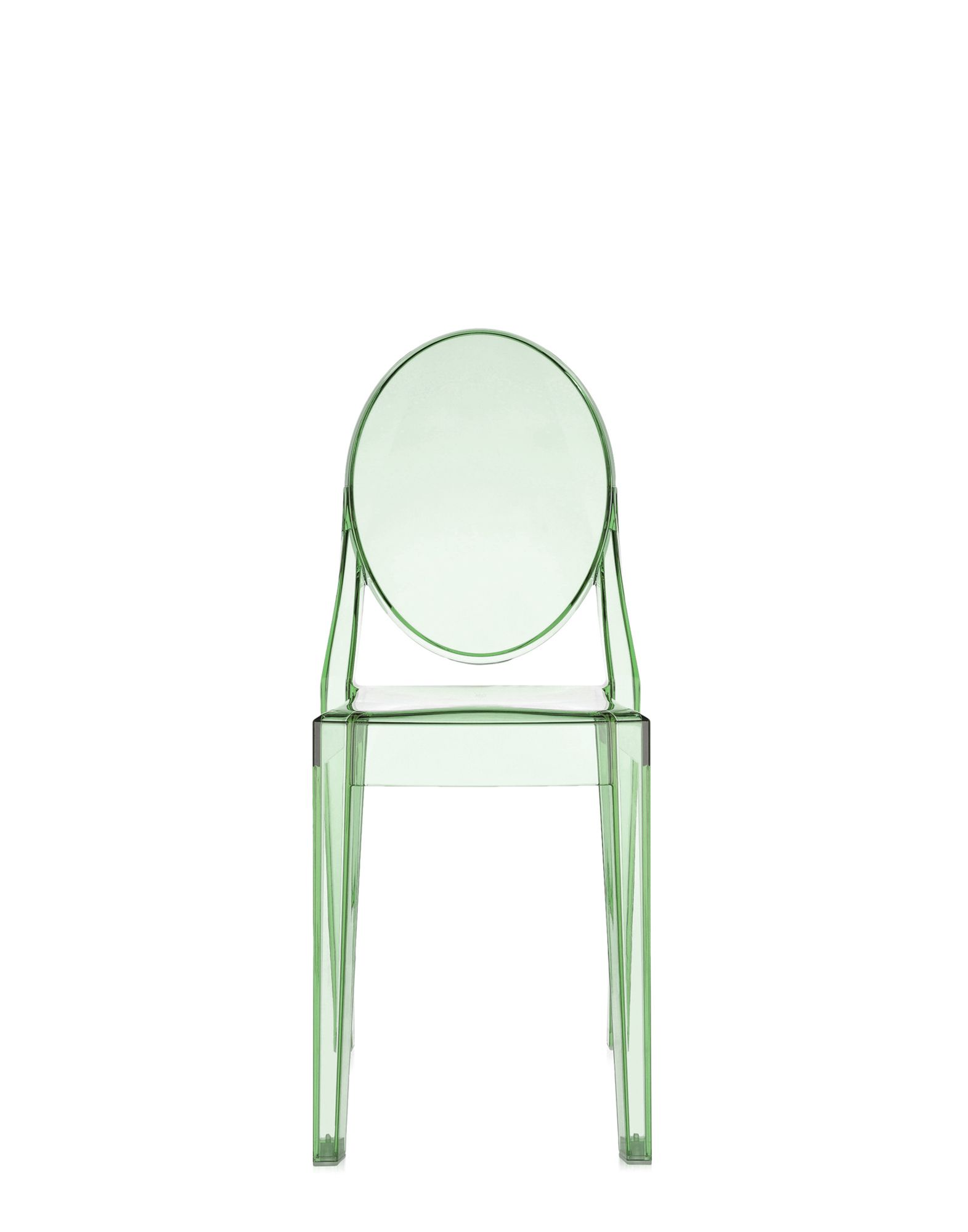 Set 2 scaune Kartell Victoria Ghost design Philippe Starck verde transparent Design