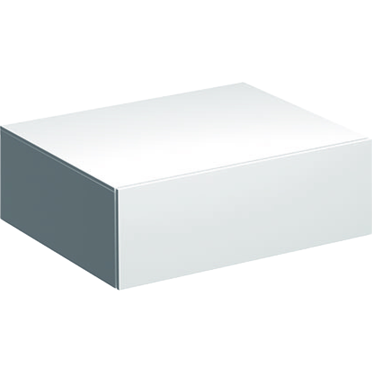 Dulap suspendat Geberit Xeno2 58×46.2x20cm cu un sertar alb lucios Geberit