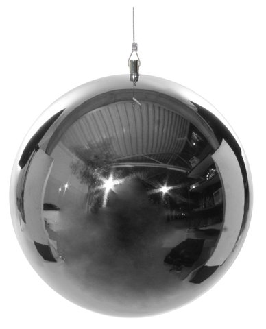 Decoratiune brad Deko Senso glob 20cm inox argintiu lucios