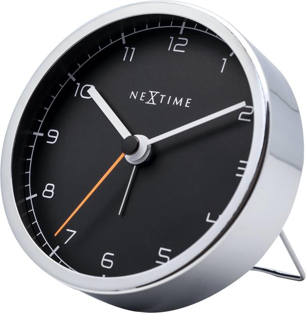 Ceas de masa NeXtime Company Alarm 9x9x7.5cm negru NeXtime