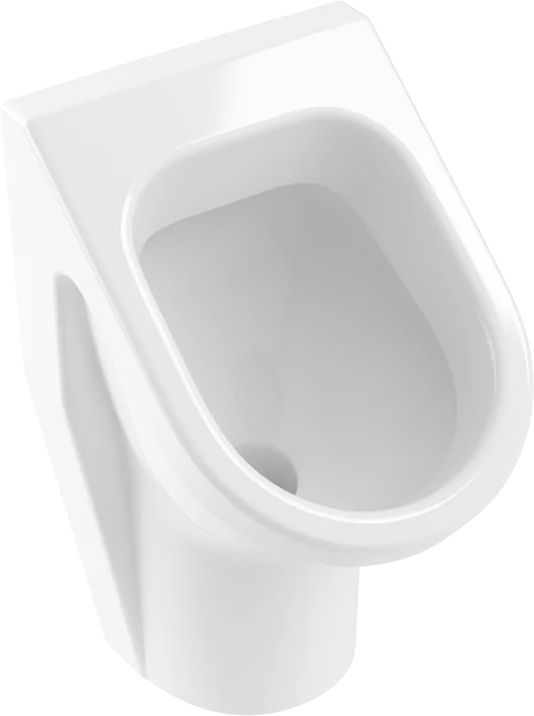 Urinal Villeroy & Boch Architectura Siphonic 35.5×38.5cm cu alimentare ascunsa alb sensodays.ro