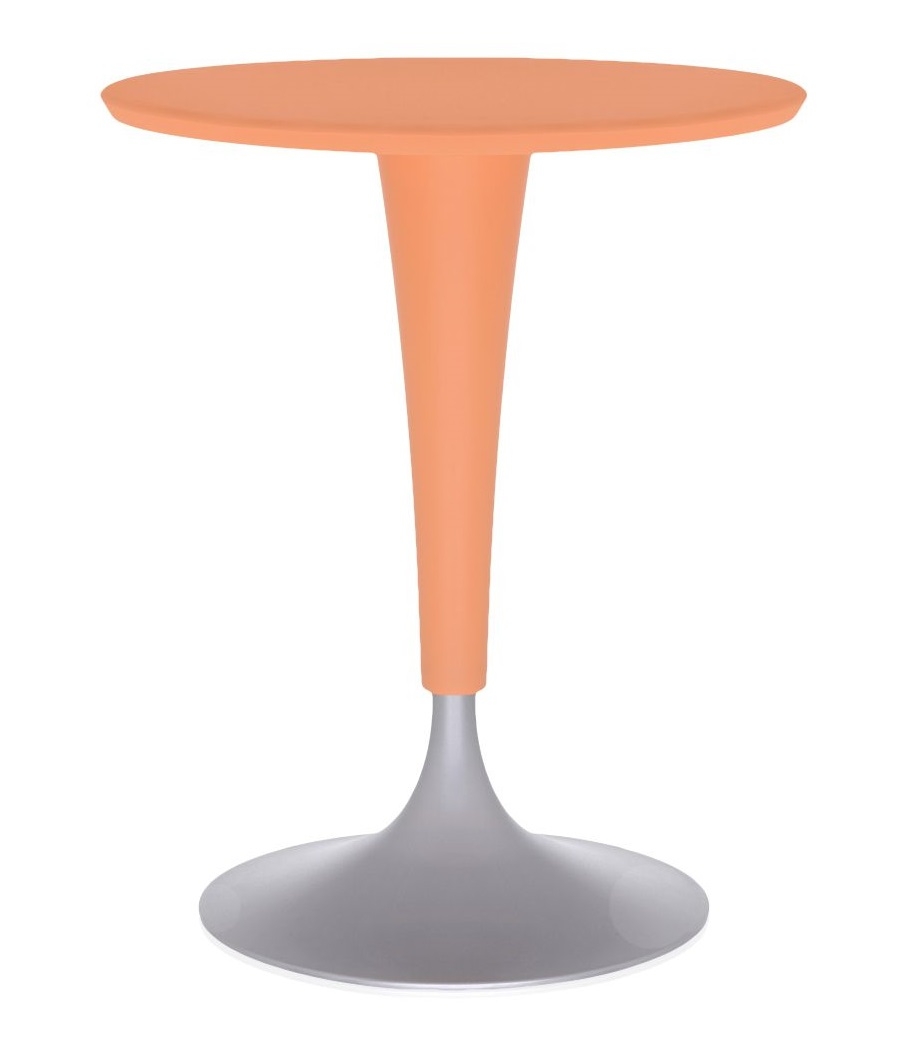 Masa Kartell Dr. NA design Philippe Starck d60cm h73cm portocaliu d60cm imagine noua 2022