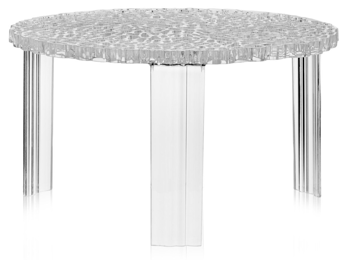Masuta Kartell T-Table design Patricia Urquiola 50cm h 28cm transparent Living & Dining