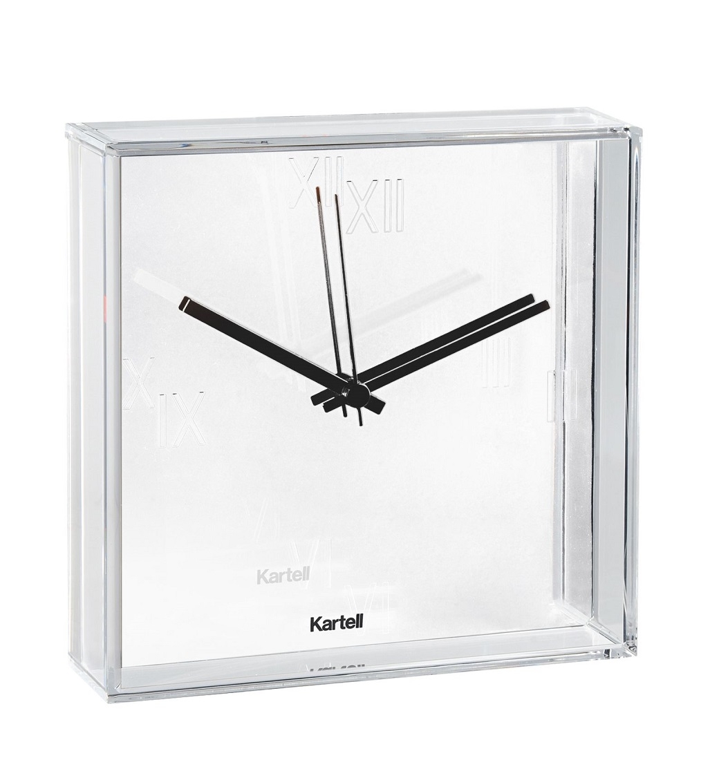 Ceas Kartell Tic&Tac design Philippe Starck & Eugeni Quitllet 30x30cm alb Kartell