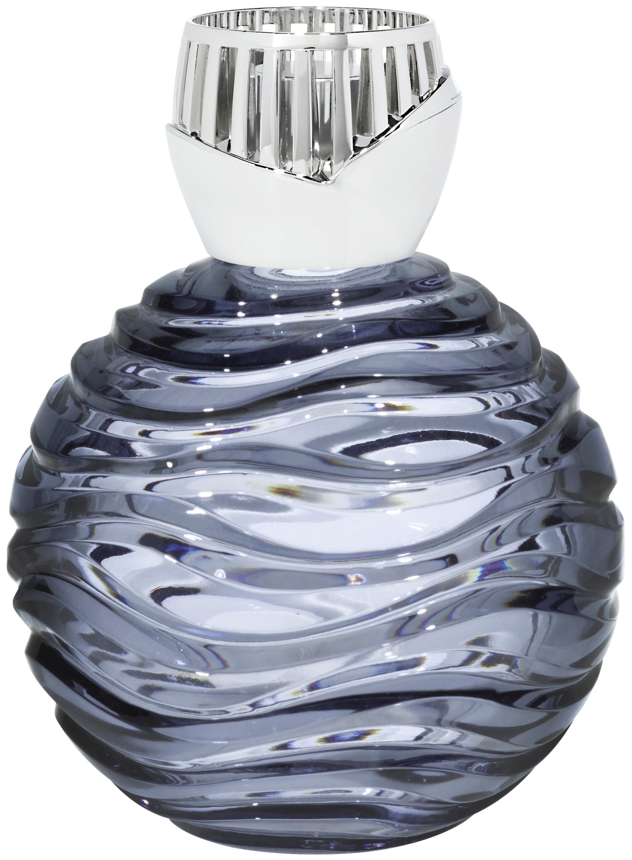 Lampa catalitica Berger Les Editions d’art Crystal Globe Smocked