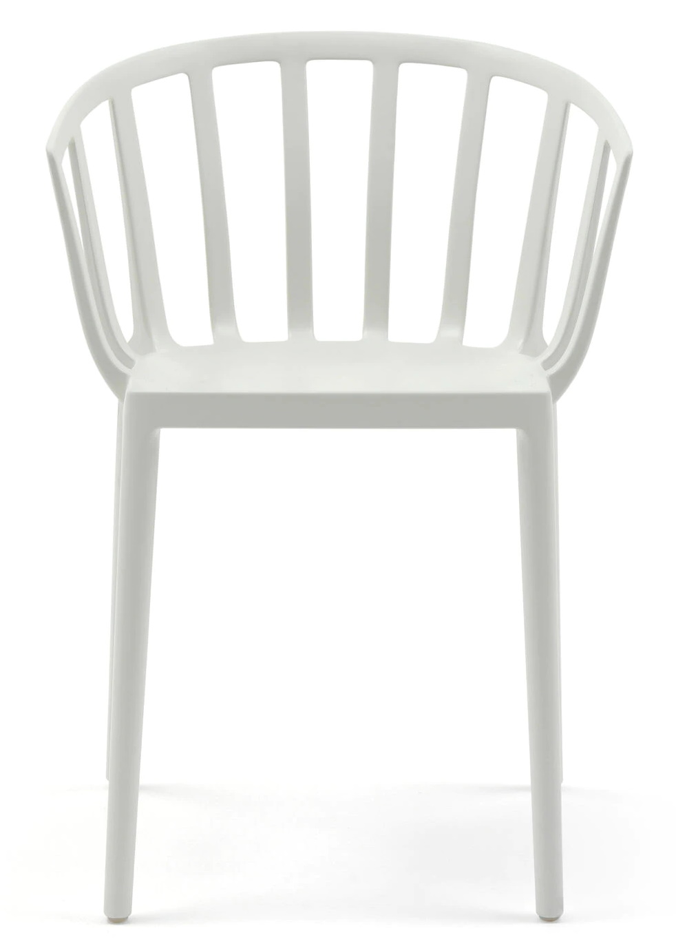 Set 2 scaune Kartell Venice design Philippe Starck alb mat Alb imagine noua