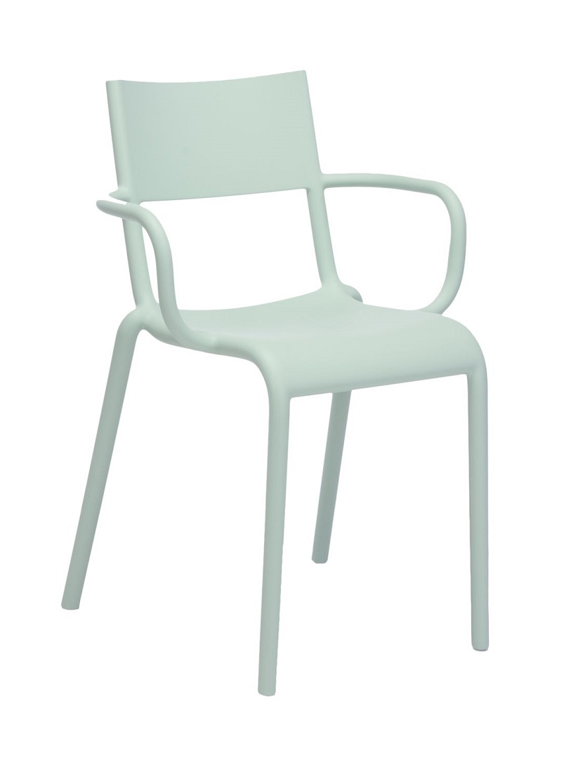 Set 2 scaune Kartell Generic A design Philippe Starck verde design