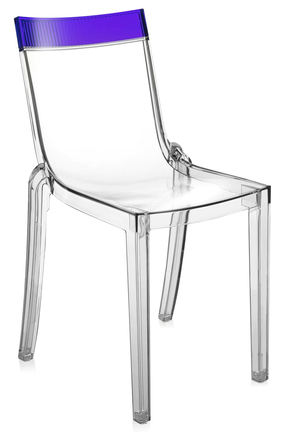 Set 2 scaune Kartell HI-CUT design Philippe Stark & Eugeni Quittlet transparent-mov Kartell imagine noua 2022