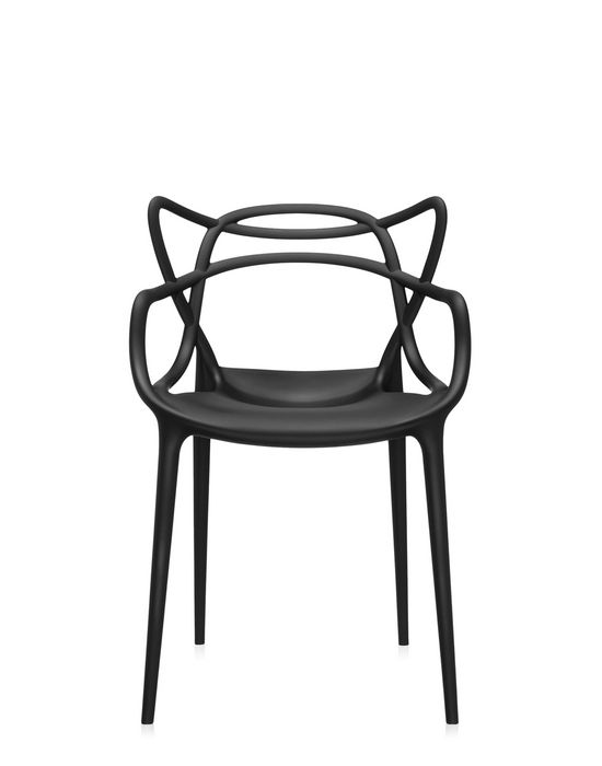 Set 2 scaune Kartell Masters design Philippe Starck & Eugeni Quitllet negru Kartell
