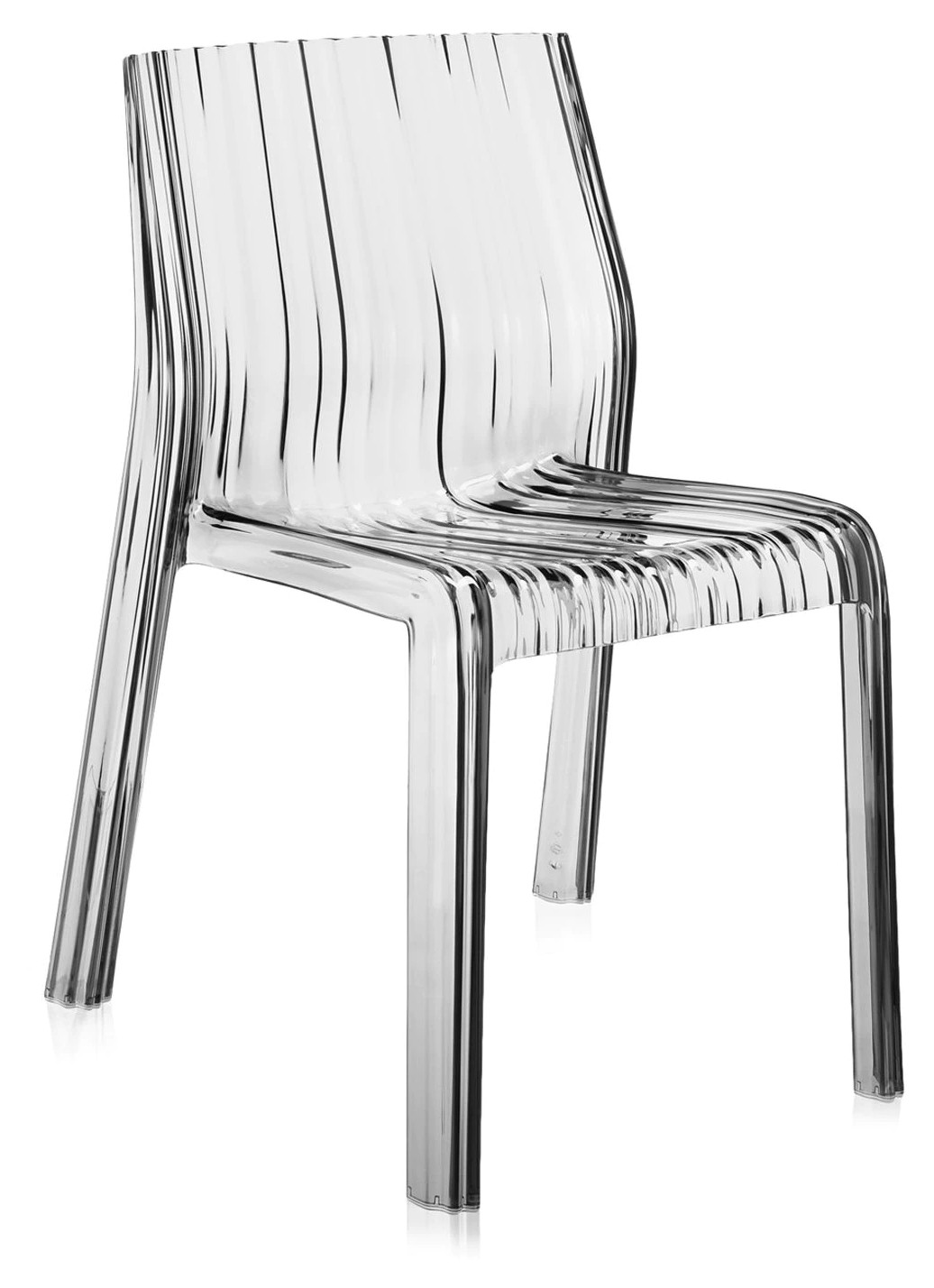 Set 2 scaune Kartell Frilly design Patricia Urquiola transparent Kartell imagine noua 2022