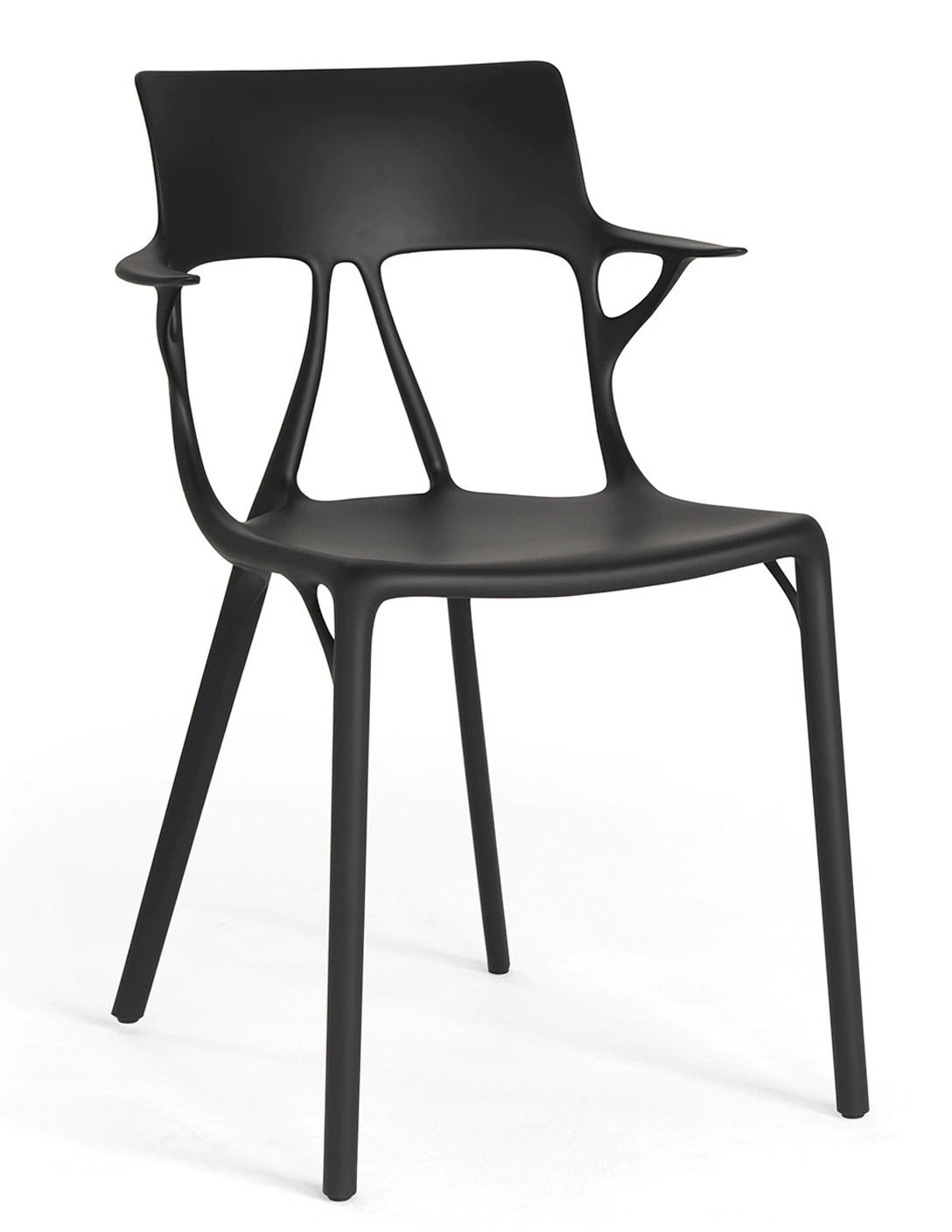 Scaun Kartell A.I. design Philippe Starck negru A.I. imagine model 2022